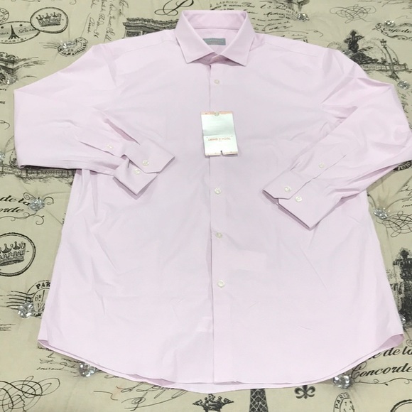 Perry Ellis Men's Slim Fit Dress Shirt - Picture 2 of 6